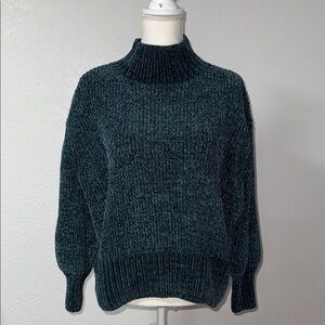 CYNTHIA ROWELY Cozy Teal Sweater for Women